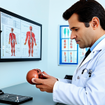 **

"A fully clothed doctor in a professional lab coat, examining a kidney model in a brightly lit medical office. Background includes medical charts and equipment. Perfect anatomy, correct proportions, well-formed hands, safe for work, appropriate content, family-friendly, high quality rendering."

**